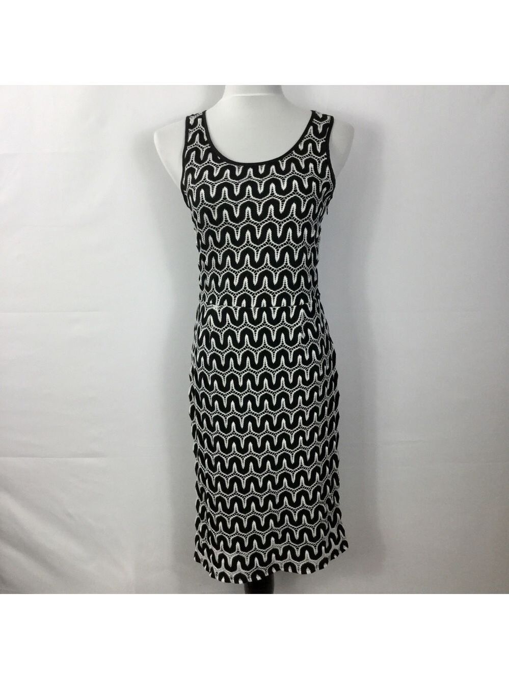 Banana Republic Sleeveless Crochet Overlay Work Sheath Dress Size 8